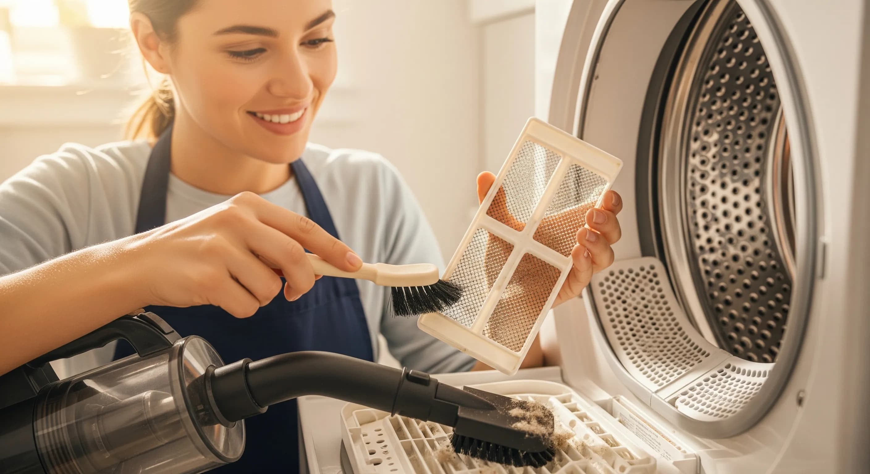 Clean Lint Filter Thoroughly