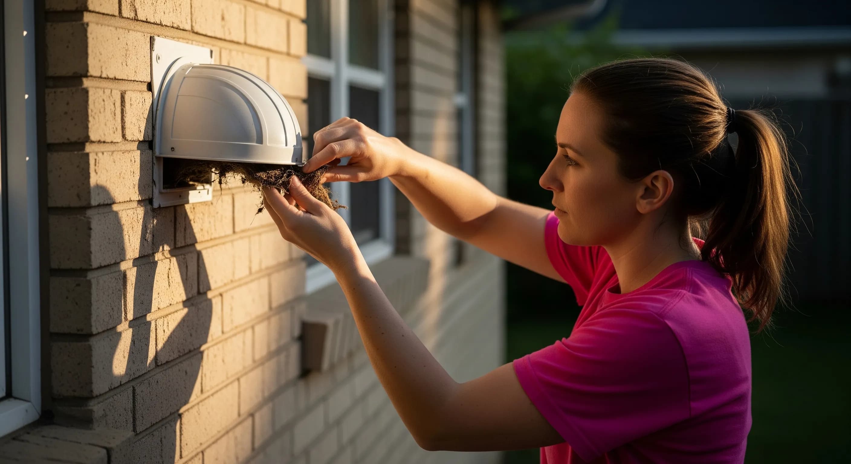 Check Exterior Dryer Vent Cap