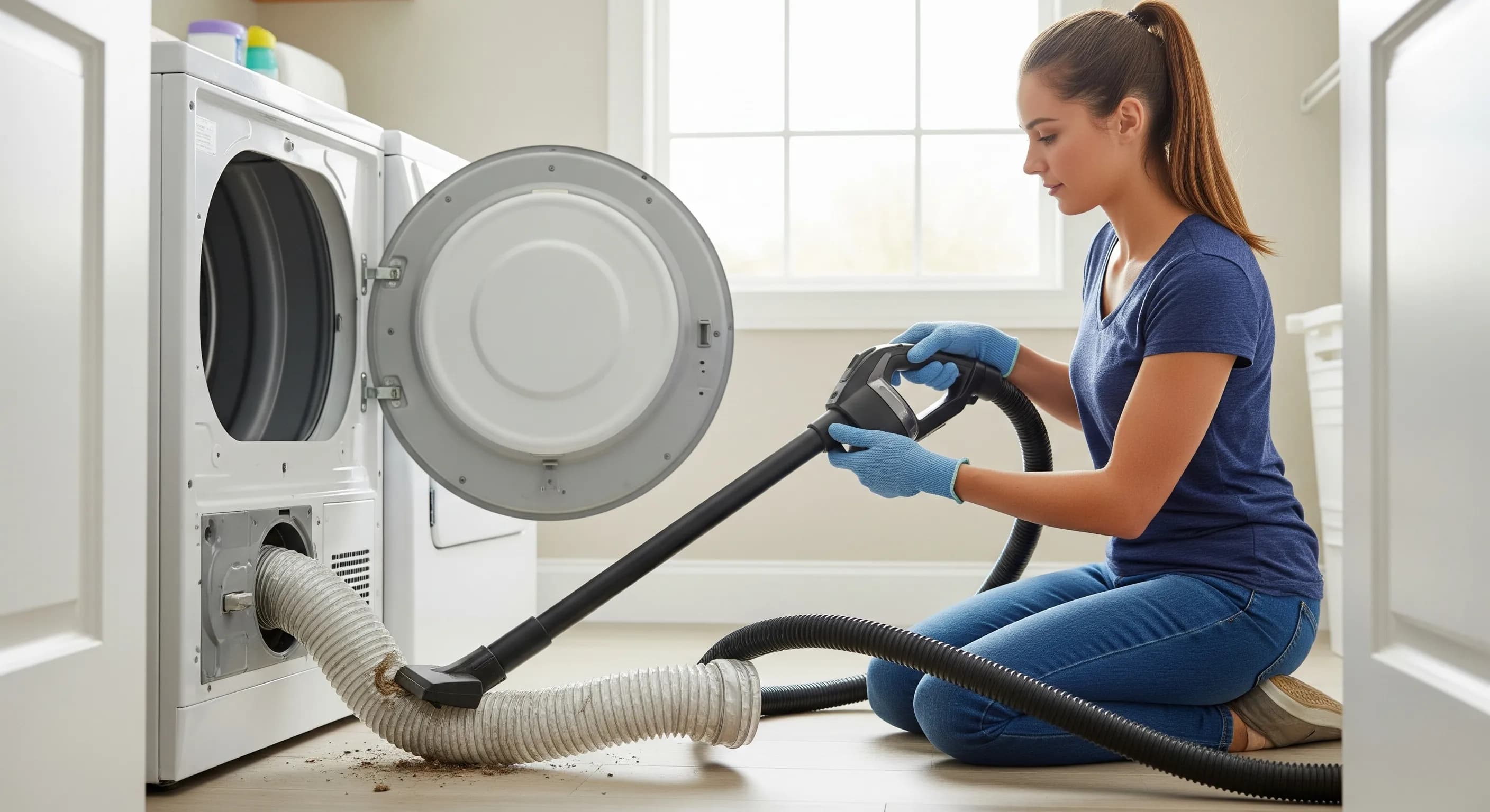 Check & Clean Dryer Vent Hose