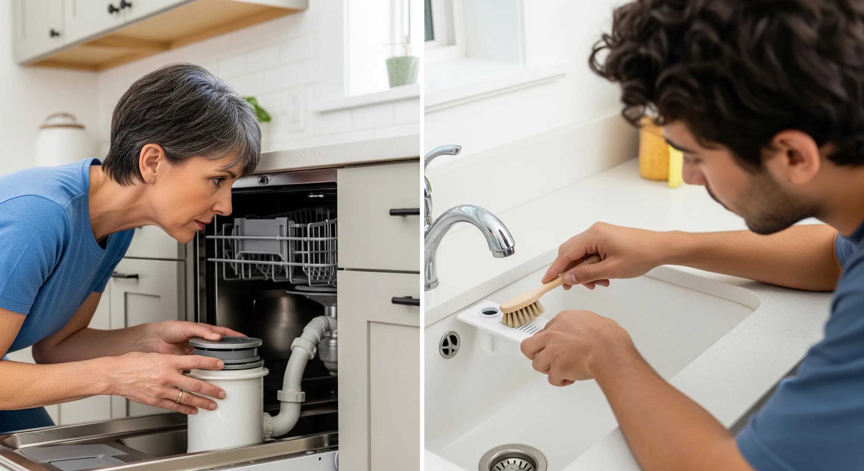 Check Connection Point (Garbage Disposal / Air Gap)